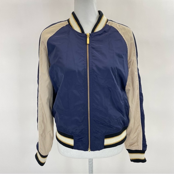 Nordstrom BP Bomber Jacket Medium Blue - Picture 4 of 16